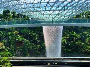 Glass Canopy Bridge - Jewel Changi Airport, Singapore